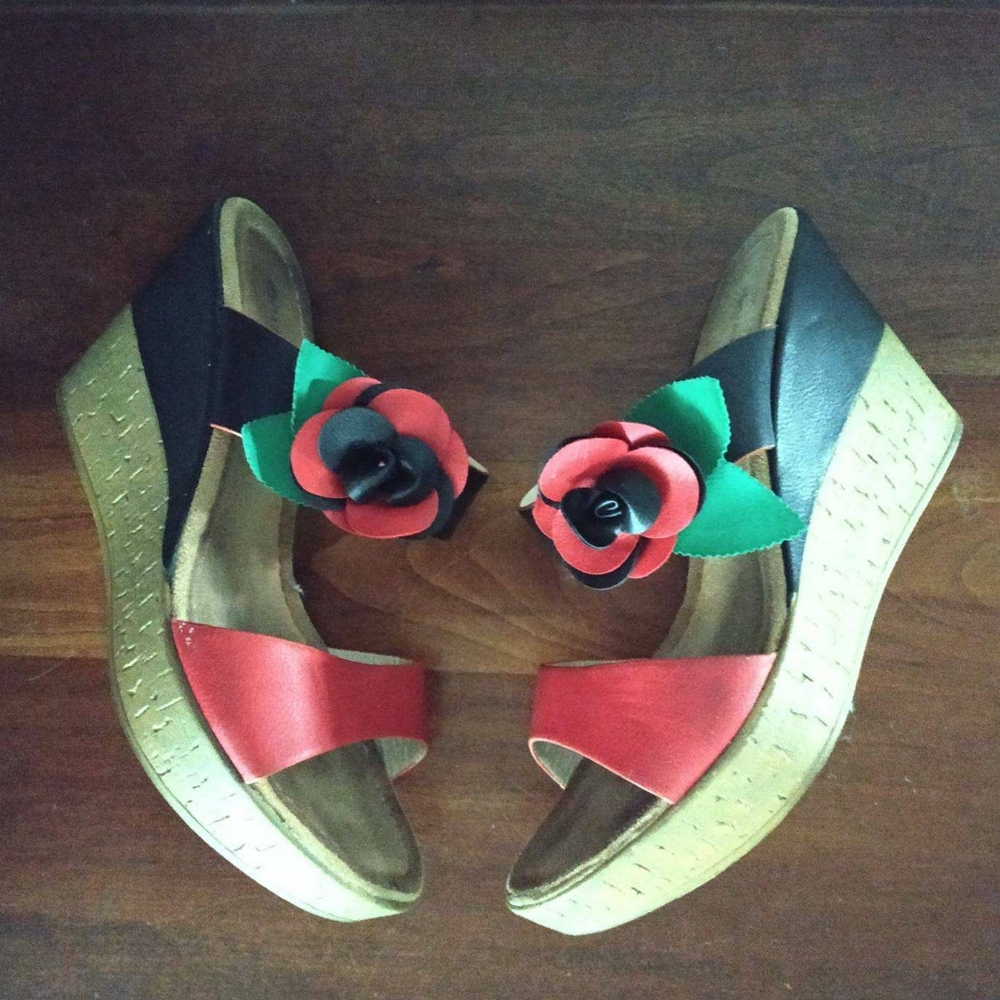 Black and red slides